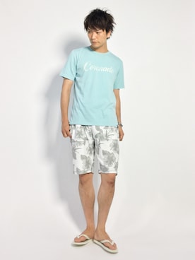 中嶋時男さん(メンズ・183cm)の夏コーディネート