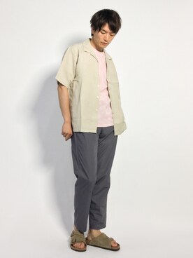 中嶋時男さん（メンズ・183cm）の夏コーディネート