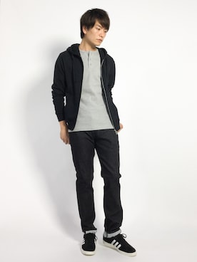 中嶋時男さん(メンズ・183cm)の夏コーディネート