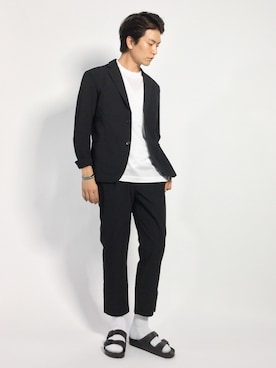 中嶋時男さん（メンズ・183cm）の夏コーディネート