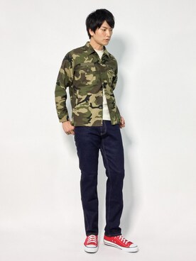 中嶋時男さん（メンズ・183cm）の夏コーディネート