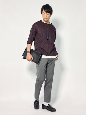 中嶋時男さん（メンズ・183cm）の夏コーディネート