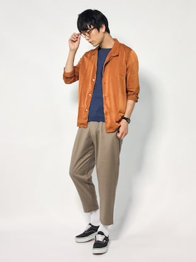 中嶋時男さん（メンズ・183cm）の夏コーディネート