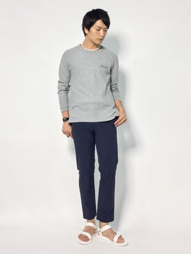 中嶋時男さん（メンズ・183cm）の夏コーディネート