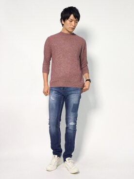 中嶋時男さん(メンズ・183cm)の夏コーディネート