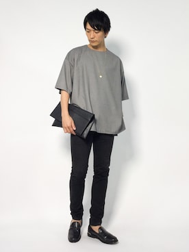 中嶋時男さん(メンズ・183cm)の夏コーディネート