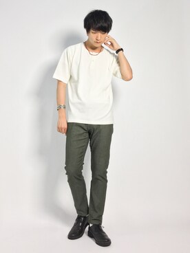 中嶋時男さん（メンズ・183cm）の夏コーディネート