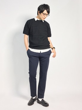 中嶋時男さん(メンズ・183cm)の夏コーディネート