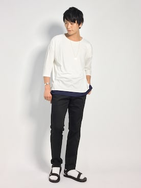 中嶋時男さん(メンズ・183cm)の夏コーディネート