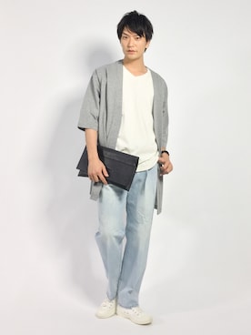 中嶋時男さん(メンズ・183cm)の夏コーディネート
