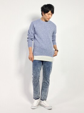 中嶋時男さん（メンズ・183cm）の夏コーディネート