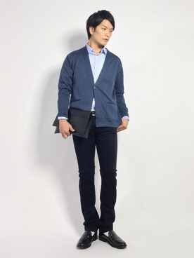 中嶋時男さん（メンズ・183cm）の秋コーディネート