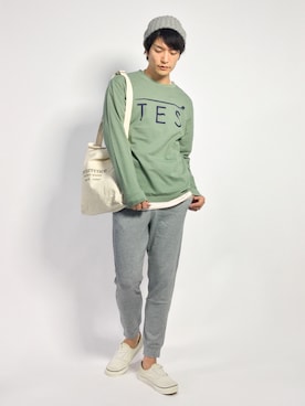 中嶋時男さん（メンズ・183cm）の秋コーディネート