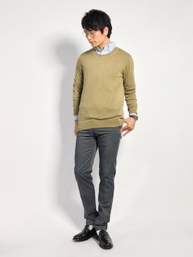 中嶋時男さん（メンズ・183cm）の秋コーディネート