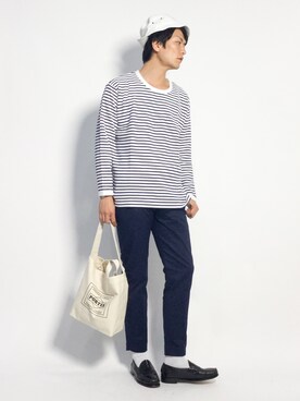 中嶋時男さん（メンズ・183cm）の秋コーディネート