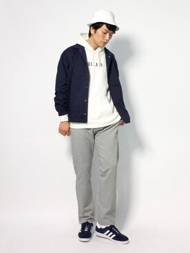 「AZUL by moussy（アズールバイマウジー）のアイテム」を使った、中嶋時男さん（メンズ・183cm）の秋コーディネート