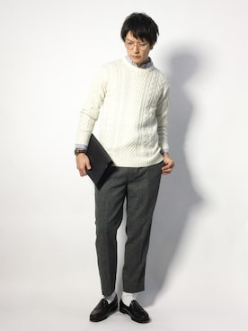 中嶋時男さん（メンズ・183cm）の秋コーディネート