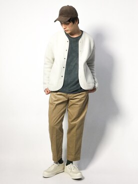 中嶋時男さん（メンズ・183cm）の秋コーディネート