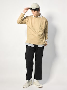 中嶋時男さん（メンズ・183cm）の秋コーディネート