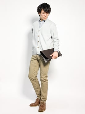 中嶋時男さん（メンズ・183cm）の冬コーディネート