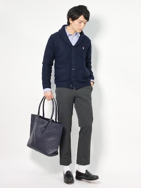 中嶋時男さん（メンズ・183cm）の冬コーディネート