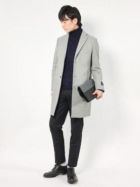 中嶋時男さん（メンズ・183cm）の冬コーディネート