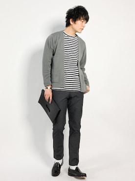 中嶋時男さん(メンズ・183cm)の冬コーディネート