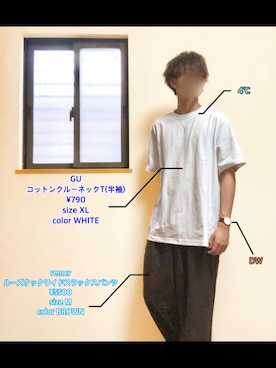 「大学生コーデ」｜「アイテム（腕時計）」を使った、Manaさん（メンズ・175cm）の春コーディネート