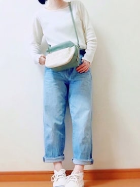 𝙢𝙖𝙞𝙢𝙖𝙞さん（レディース・149cm）の春コーディネート