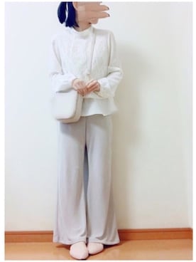 「ジーユーコーデ」｜「アイテム（その他）」を使った、𝙢𝙖𝙞𝙢𝙖𝙞さん（レディース・149cm）の春コーディネート