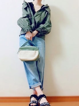 𝙢𝙖𝙞𝙢𝙖𝙞さん（レディース・149cm）の春コーディネート