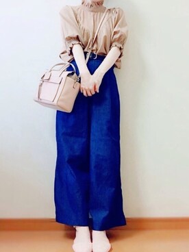 𝙢𝙖𝙞𝙢𝙖𝙞さん（レディース・149cm）の春コーディネート