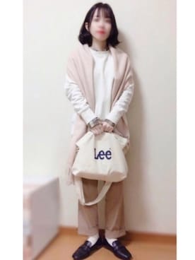 「スウェット×シャツ」｜𝙢𝙖𝙞𝙢𝙖𝙞さん（レディース・149cm）の秋コーディネート