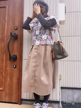 「レベッカブティック」｜ma.さん（レディース・152cm）の秋コーディネート