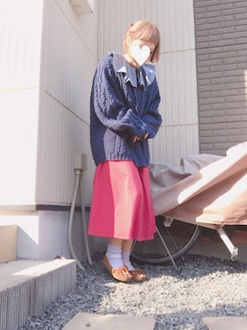 「レベッカブティック」｜ma.さん（レディース・152cm）の冬コーディネート