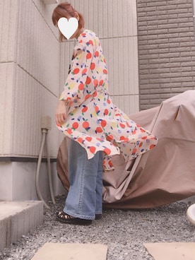 「SOLのアイテム（トップス）」を使った、ma.さん（レディース・152cm）の春コーディネート