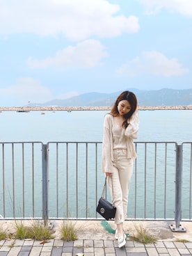 「fashionista #stylish 」｜Carmen Wさん（レディース・158cm）の秋コーディネート