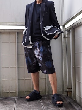 「sulvam（サルバム）のアイテム（テーラードジャケット）」を使った、げさん（メンズ・171cm）の春コーディネート