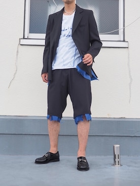 「sulvam（サルバム）のアイテム（その他）」を使った、げさん（メンズ・171cm）の春コーディネート