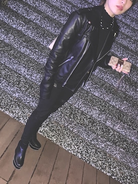 「one way（ワンウェイ）のアイテム（アクセサリー）」を使った、ayachiiさん（レディース・147cm）の冬コーディネート