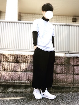 「OPENING CEREMONY（オープニングセレモニー）のアイテム（Tシャツ/カットソー）」を使った、Keitaさん（メンズ・170cm）の春コーディネート