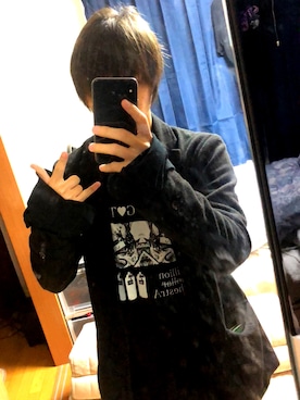 「パンク」｜「アイテム（チェスターコート）」を使った、asugさん（メンズ・174cm）の秋コーディネート