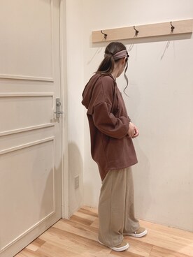 「Samansa Mos2 blue（サマンサモスモスブルー）のアイテム（スニーカー）」を使った、sakura✿さん（レディース・158cm）の秋コーディネート