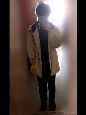 「VALUNI（ヴァルニ）のアイテム」を使った、和弥さん（メンズ・171cm）の冬コーディネート