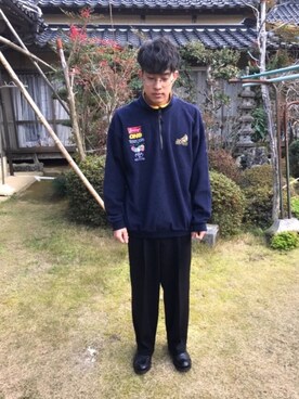 「VALUNI（ヴァルニ）のアイテム」を使った、和弥さん（メンズ・171cm）の冬コーディネート