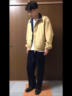 「VALUNI（ヴァルニ）のアイテム」を使った、和弥さん（メンズ・171cm）の冬コーディネート