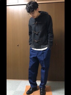 「VALUNI（ヴァルニ）のアイテム」を使った、和弥さん（メンズ・171cm）の冬コーディネート