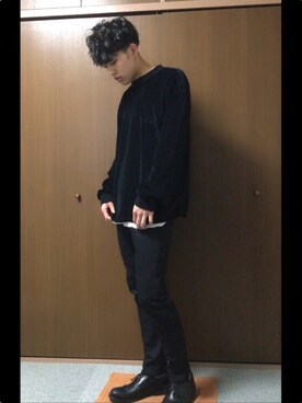 「VALUNI（ヴァルニ）のアイテム」を使った、和弥さん（メンズ・171cm）の春コーディネート