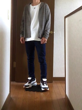「COMME CA ISM（コムサイズム）のアイテム（アクセサリー）」を使った、たかくんさん（メンズ・165cm）の秋コーディネート