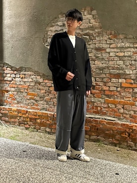 「sneeuw（スニュウ）のアイテム（ジャケット/アウター）」を使った、EasonQさん（メンズ・183cm）の冬コーディネート